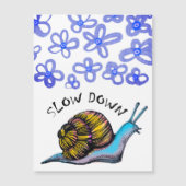 スローダウンはがき (正面)