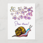 スローダウンはがき ポストカード (正面)