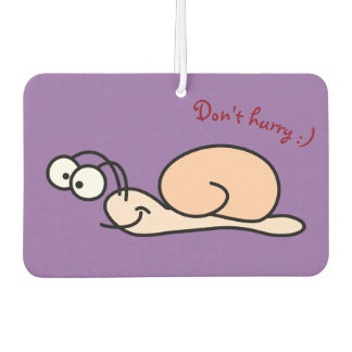 スローダウンを急ぐな – カーエアーフレッシュナー