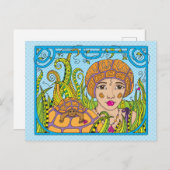 スローダウン_はがき ポストカード (正面/裏面)