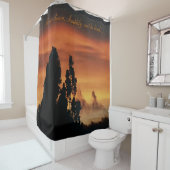 スローダウン、シンプル化、そして優しくすること…... シャワーカーテン (インサイチュ)