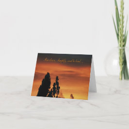 スローダウン、シンプル化、優しい…... カード