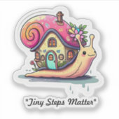 「スローダウン、スマイル」 シール (正面)