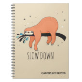 スローダウン – スロッおもしろいト ノートブック (正面)