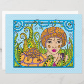 スローダウン_フラット紙シート11"x8.5" (正面/裏面)