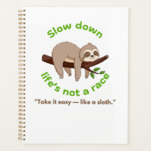 スローダウン – Sloth Graphic Tee & Gift