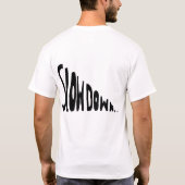 スローダウン Tシャツ (裏面)