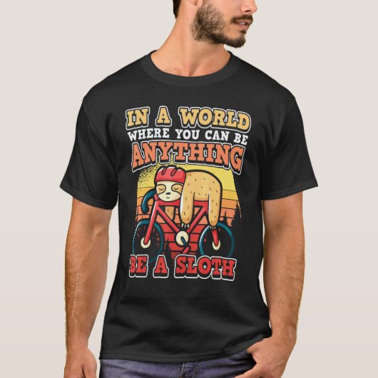スローッとサイクリングしよう Tシャツ (正面)