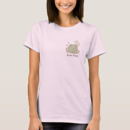 スローデイズカエル女子Tシャツ | かわいいカワイイTee Tシャツ