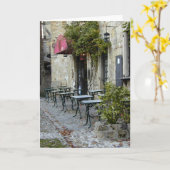 スローデイ・アット・ザ・カフェ カード (黄色い花)