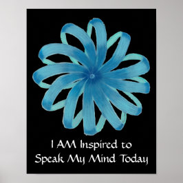 スロートチャクラアート#1 – 自己表現 ポスター