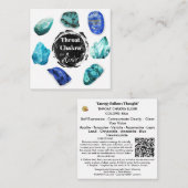 *~*スロートチャクラエリクシルAP64ストーンズ ノートカード (正面/裏面)