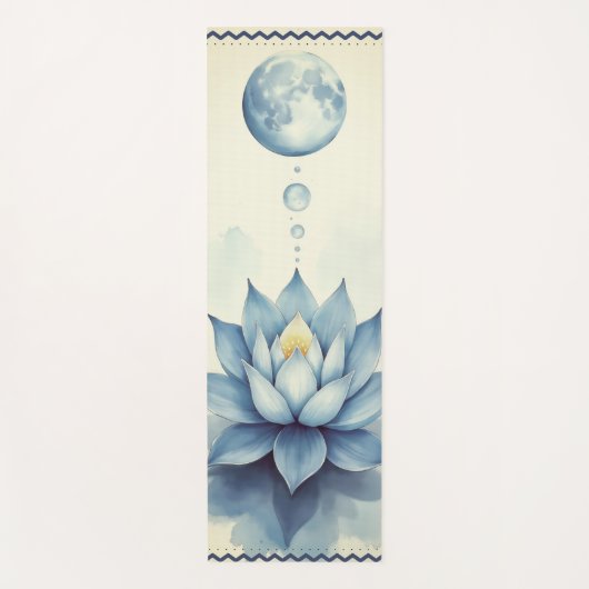 スロートチャクラヨガマット - あなたの真実を語って ヨガマット (正面)