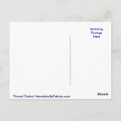 「スロートチャクラ」はがき ポストカード (裏面)