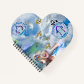 スロートチャクラ – シンボルドリームズ ノートブック (正面)