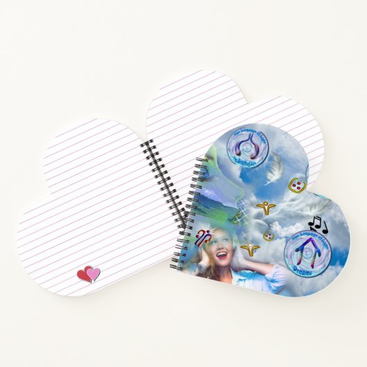 スロートチャクラ – シンボルドリームズ ノートブック (内部)