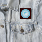 スロートチャクラ – ライトブルー 缶バッジ (インサイチュ)