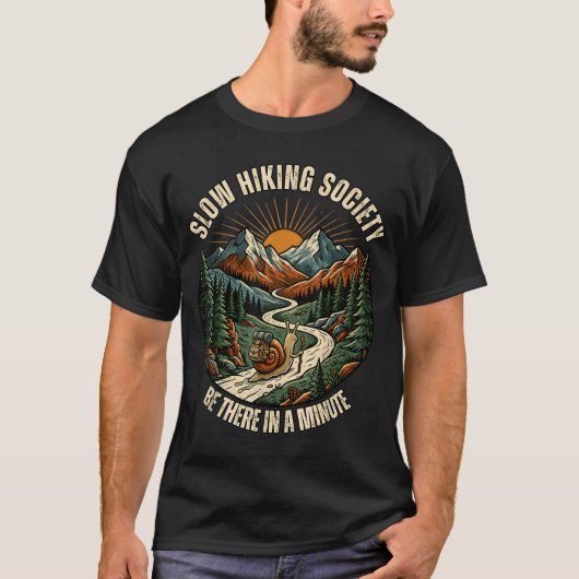 スローハイカーズソサエティ ビゼンインワンマイナッツスネイル Tシャツ (正面)