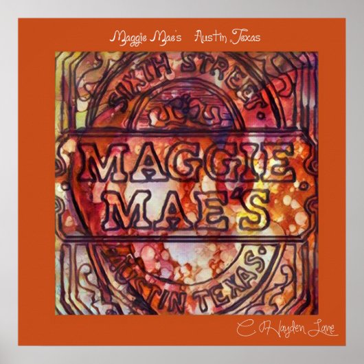 スローバックオースティンマギー前のプリント ポスター (正面)