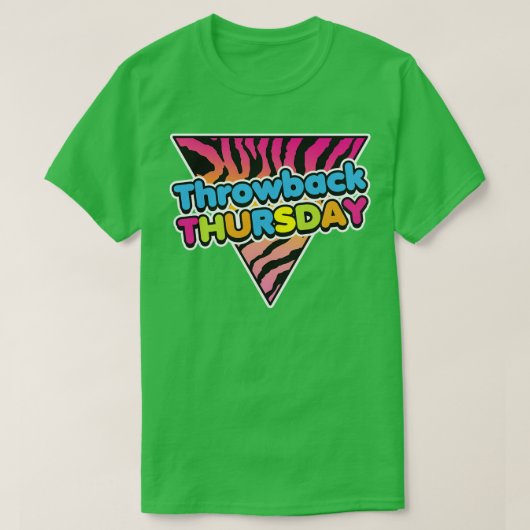 スローバック木曜日 Tシャツ (デザイン正面)