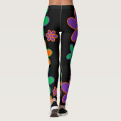 スローバック70sフラワーパワーレギンス レギンス (裏面)