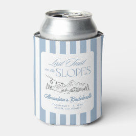 スロープで最後の乾杯 バチェラー・パーティーのお返し 缶クーラー