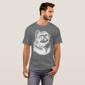 スローベースボール選手スポーツシルエット 友達 ギ Tシャツ (正面フル)