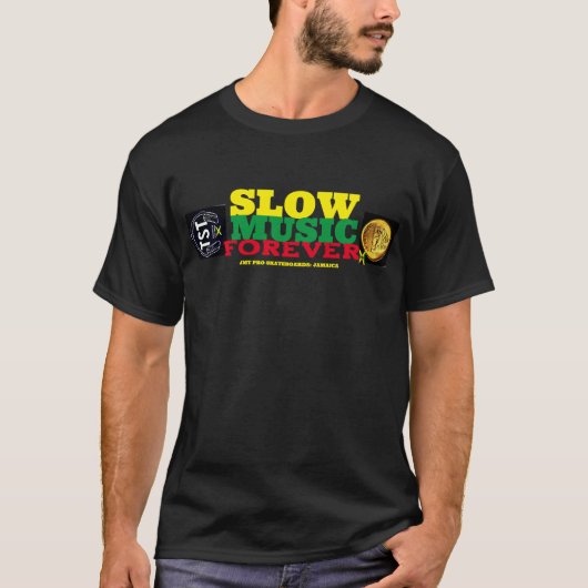 スローミュージック永遠Tシャツ Tシャツ (正面)