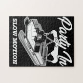 スローモーションパーティーポンツーンボート ジグソーパズル (横)