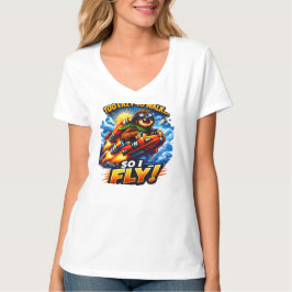 スローモーションライフだね!ナマケモノのロケットミーム 歩くのが面倒くさい時は飛んじゃうよ Tシャツ