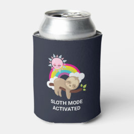 スローモード発動 楽しいイラスト 缶クーラー