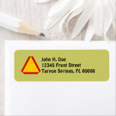 スローモーニングサインカタツムリのメール差出人住所ラベル ラベル (インサイチュ)