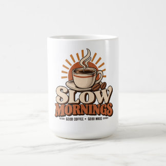 スローモーニング グッドコーヒー ヴィンテージ コーヒー好き コーヒーマグカップ