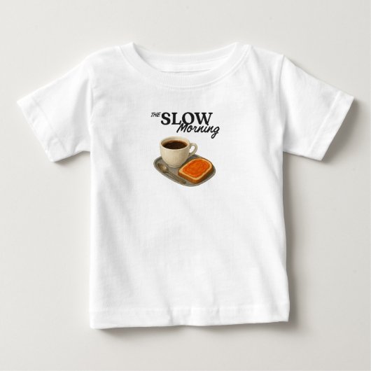 スローモーニング ベビーTシャツ (正面)