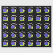 スローライダおもしろいーローライダーカタツムールプンダークBG ラッピングペーパー (フラット)