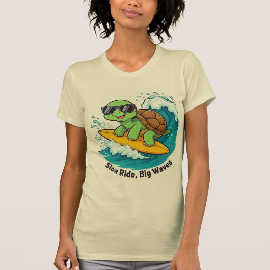 スローライド ビッグウェーブ Tシャツ (正面)