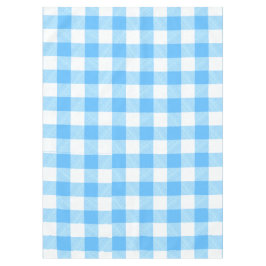 スローライフな夏の空 ブルーチェック テーブルクロス