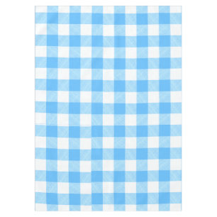 スローライフな夏の空 ブルーチェック テーブルクロス