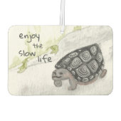 スローライフウォーターカラーカメ カーエアーフレッシュナー (裏面)