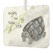 スローライフウォーターカラーカメ カーエアーフレッシュナー (左)