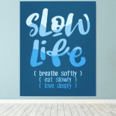 スローライフ2 キャンバスプリント (インサイチュ (ウッドフロア))