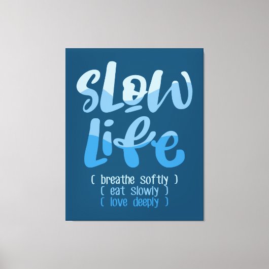 スローライフ2 キャンバスプリント (正面)