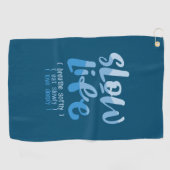 スローライフ2 ゴルフタオル (横)