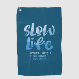 スローライフ2 ゴルフタオル
