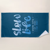 スローライフ2 ビーチタオル (正面)