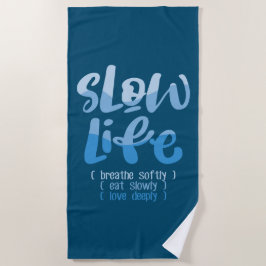 スローライフ2 ビーチタオル