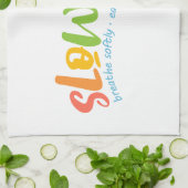 スローライフ キッチンタオル (折り畳み)