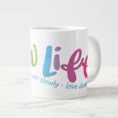 スローライフ ジャンボコーヒーマグカップ (正面右)