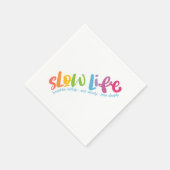 スローライフ スタンダードカクテルナプキン (角)