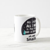 スローライフ+スナック好き コーヒーマグカップ (正面右)
